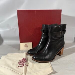 Wolverine 1000 Mile Pull On Leather Samantha Pleet Bonny Buckle Boots Sz 8 NWB